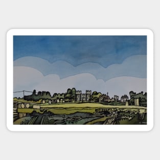 Cooling Castle Kent Abstract Landscape Magnet